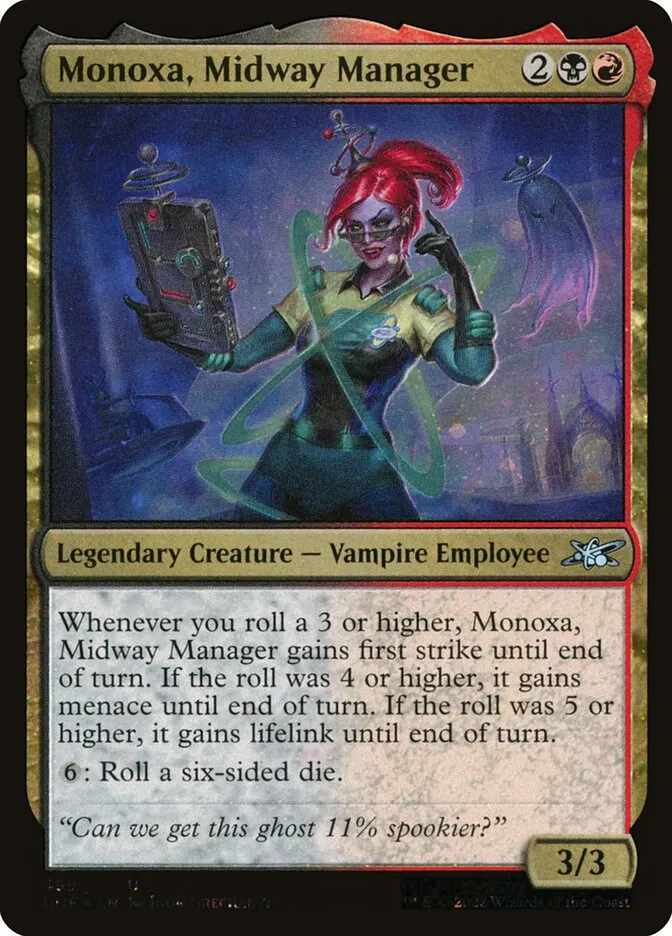 2022 Unfinity Monoxa, Midway Manager uncommon #459 uncommon card image