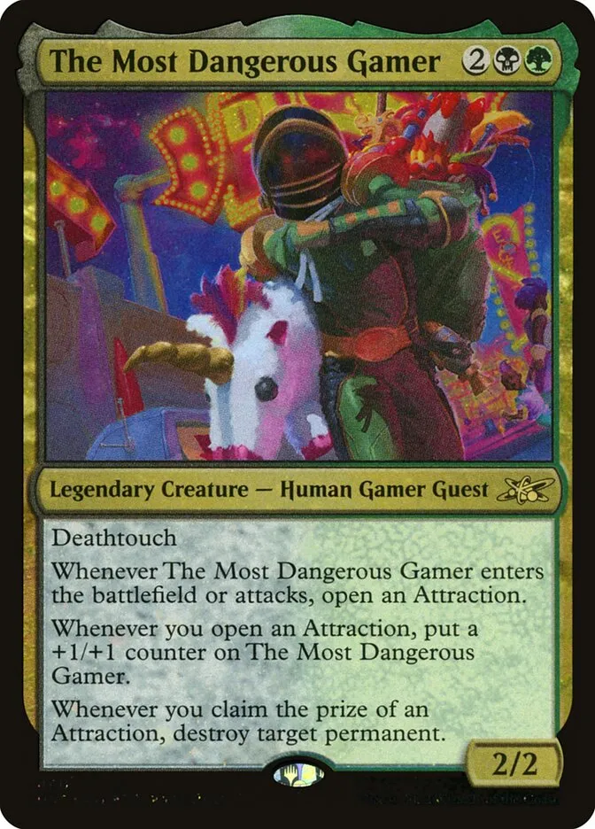 2022 Unfinity The Most Dangerous Gamer #460 rare card image