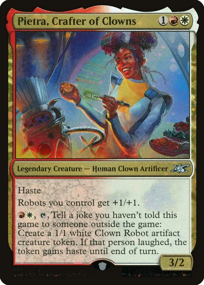 2022 Unfinity Pietra, Crafter of Clowns #462 uncommon card image