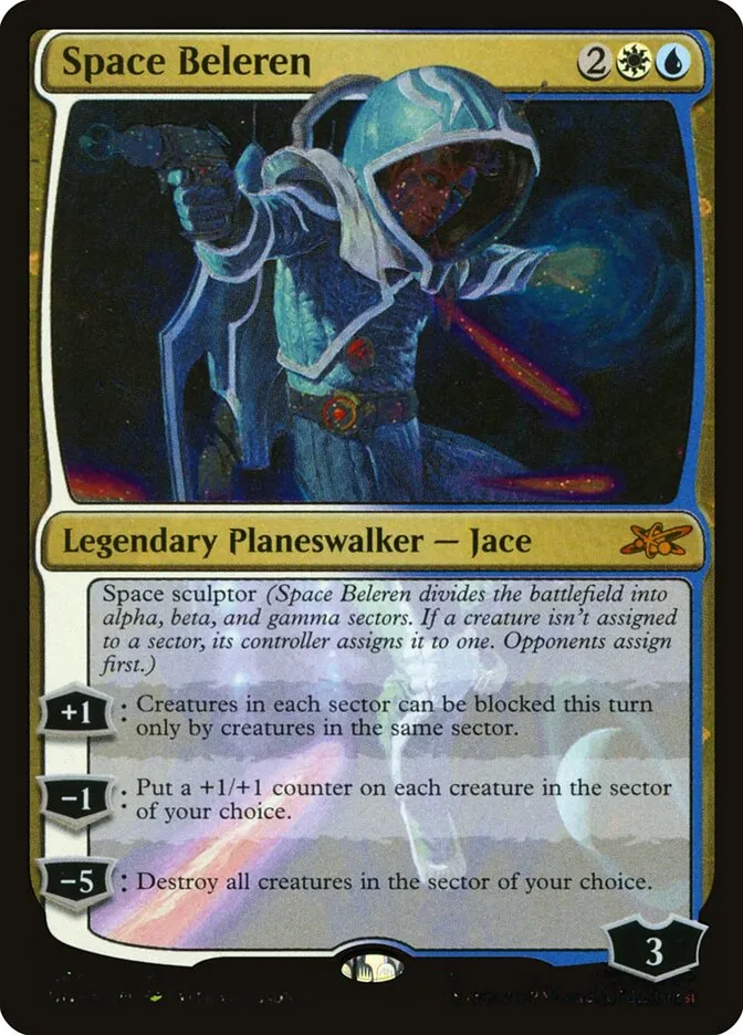 2022 Unfinity Space Beleren mythic #464 mythic card image
