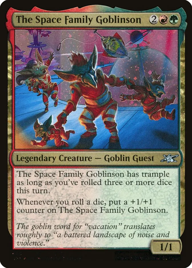 2022 Unfinity The Space Family Goblinson #465 uncommon card image