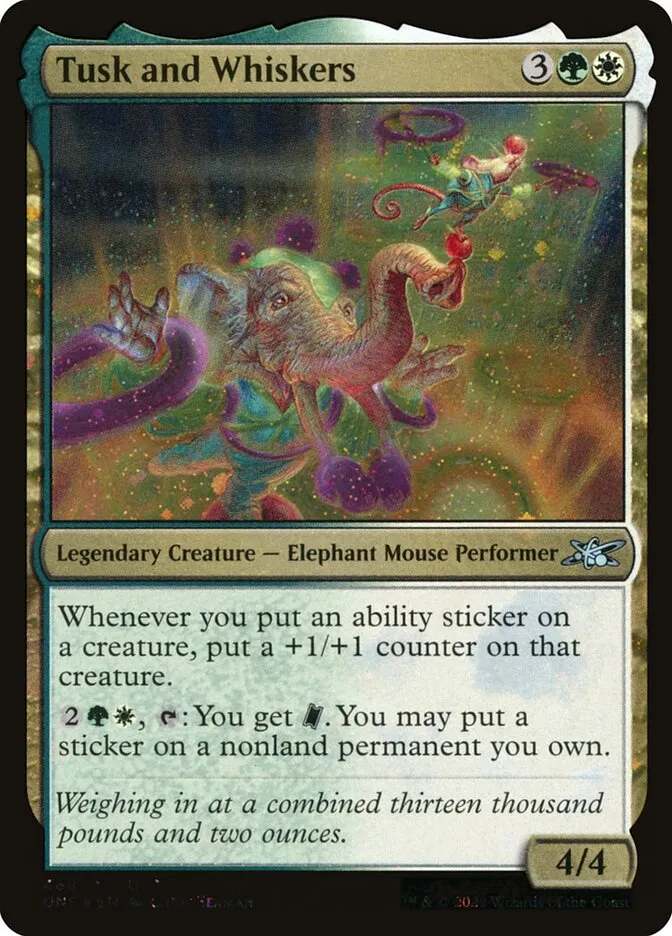 2022 Unfinity Tusk and Whiskers #468 uncommon card image