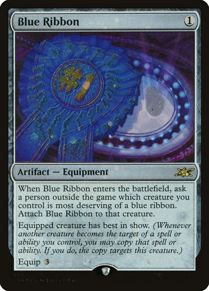 2022 Unfinity Blue Ribbon #470 rare card image