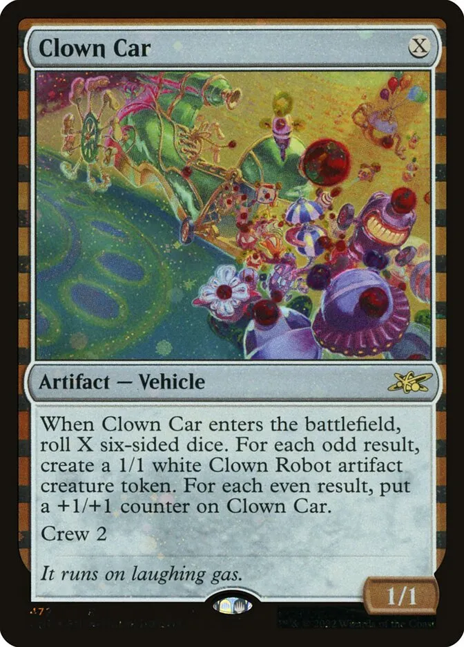 2022 Unfinity Clown Car #472 rare card image