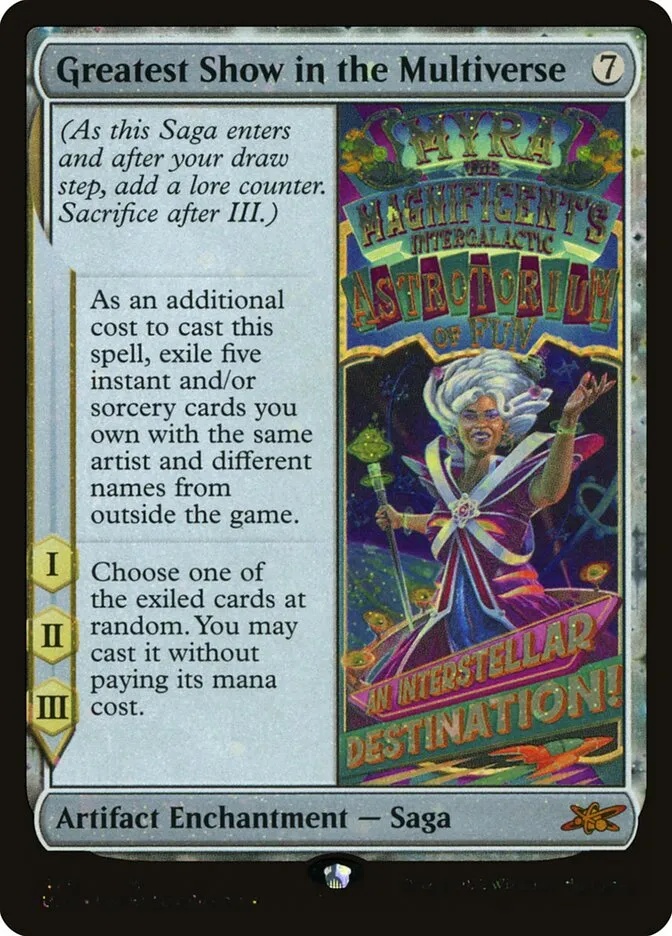 2022 Unfinity Greatest Show in the Multiverse #475 mythic card image