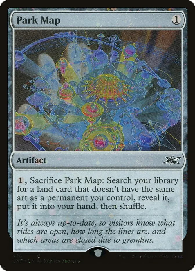 2022 Unfinity Park Map common #476 common card image