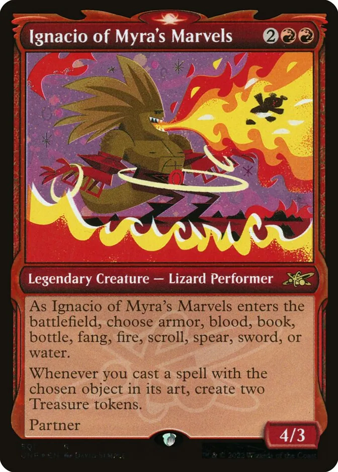 2022 Unfinity Ignacio of Myra's Marvels #501 rare card image