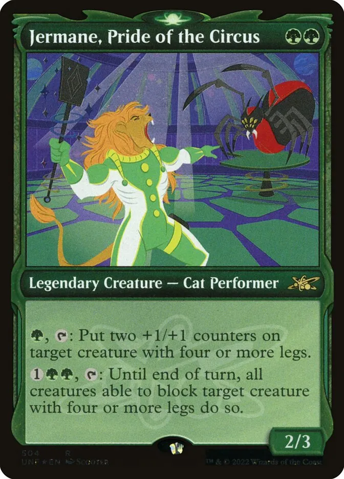 2022 Unfinity Jermane, Pride of the Circus #504 rare card image