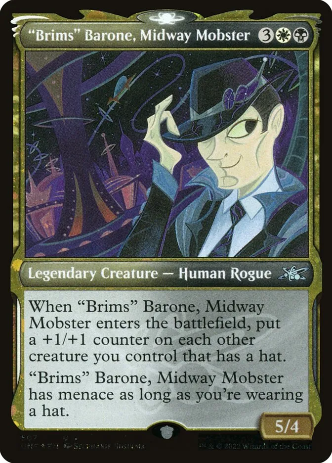 2022 Unfinity "Brims" Barone, Midway Mobster uncommon #507 uncommon card image