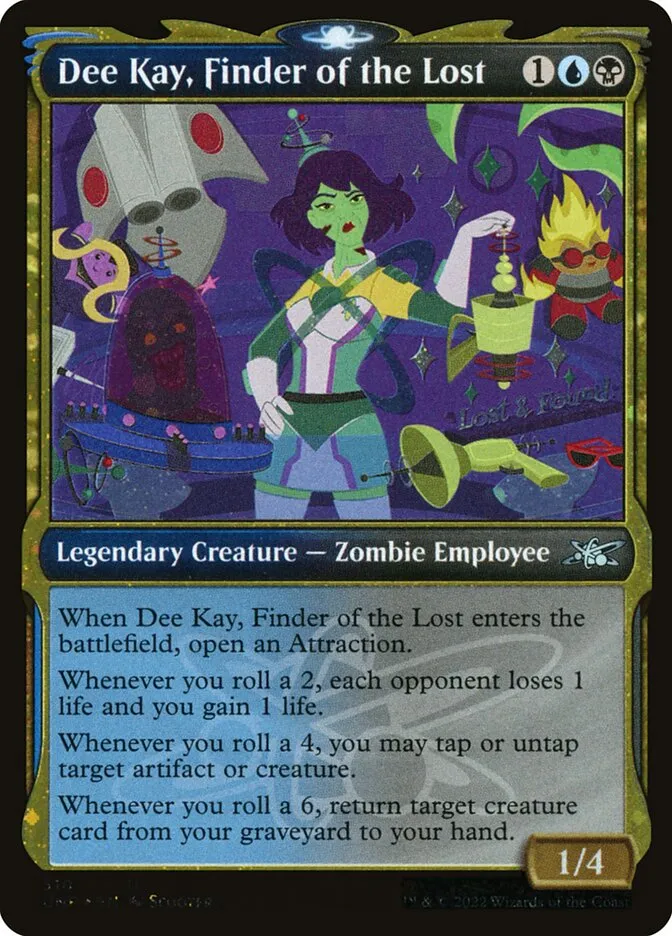 2022 Unfinity Dee Kay, Finder of the Lost #510 uncommon card image