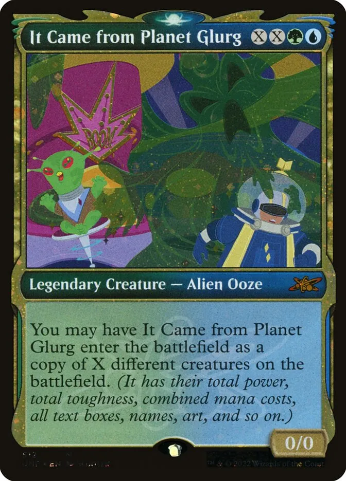 2022 Unfinity It Came from Planet Glurg #512 mythic card image