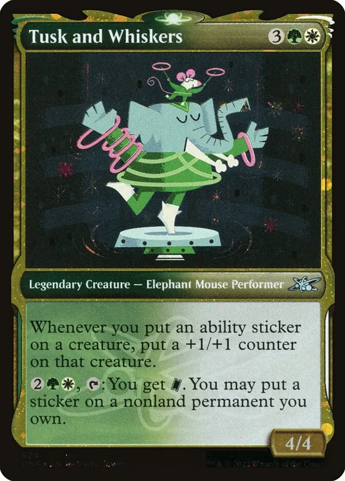 2022 Unfinity Tusk and Whiskers #524 uncommon card image