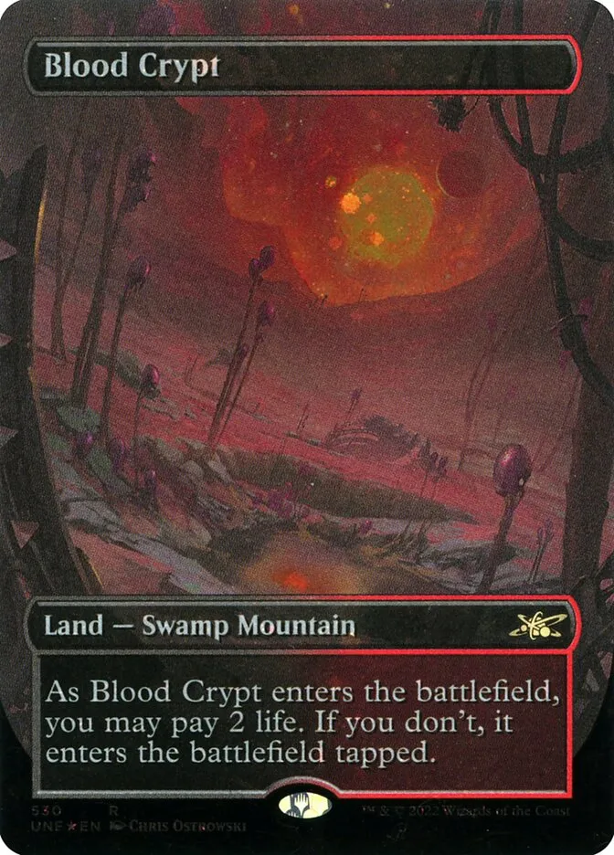 2022 Unfinity Blood Crypt [Galaxy Foil] rare #530 rare card image