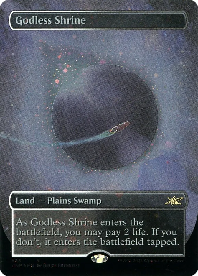 2022 Unfinity Godless Shrine rare #533 rare card image