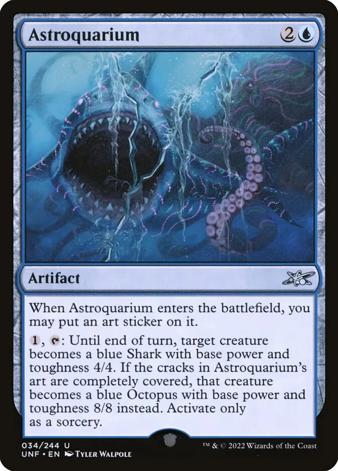2022 Unfinity Astroquarium #34 uncommon card image