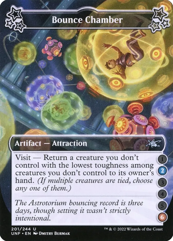 2022 Unfinity Bounce Chamber uncommon #201a uncommon card image