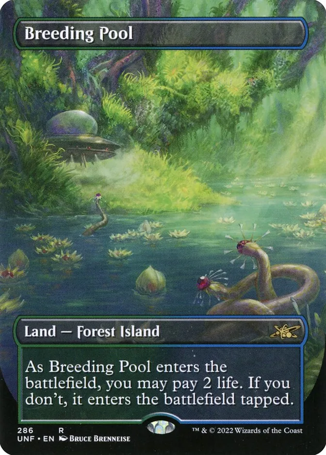 2022 Unfinity Breeding Pool [Borderless] rare #286 rare card image