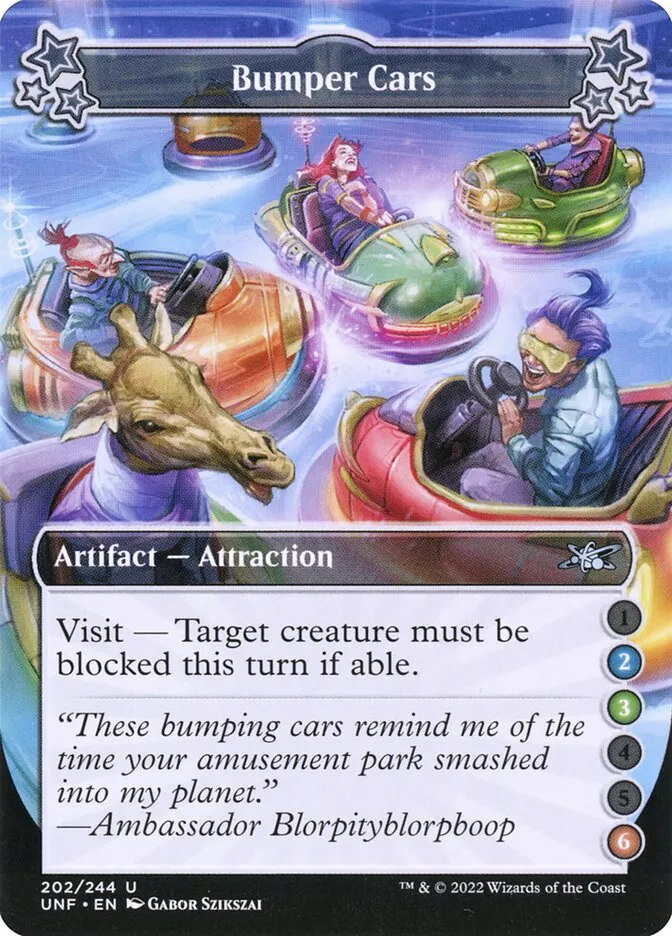2022 Unfinity Bumper Cars #202a uncommon card image