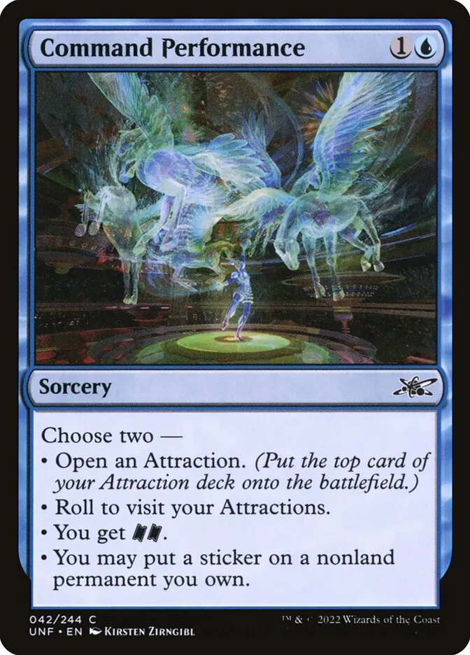 2022 Unfinity Command Performance common #42 common card image