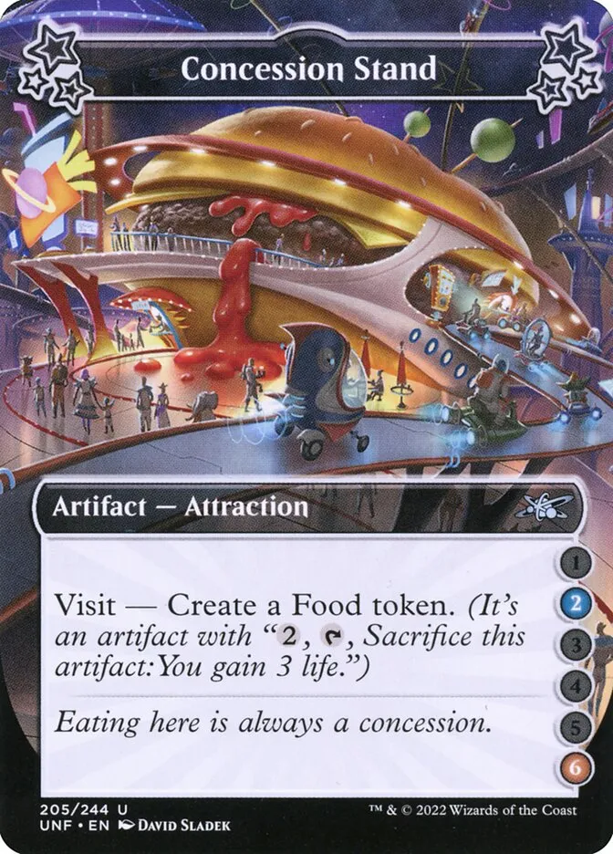 2022 Unfinity Concession Stand #205a uncommon card image
