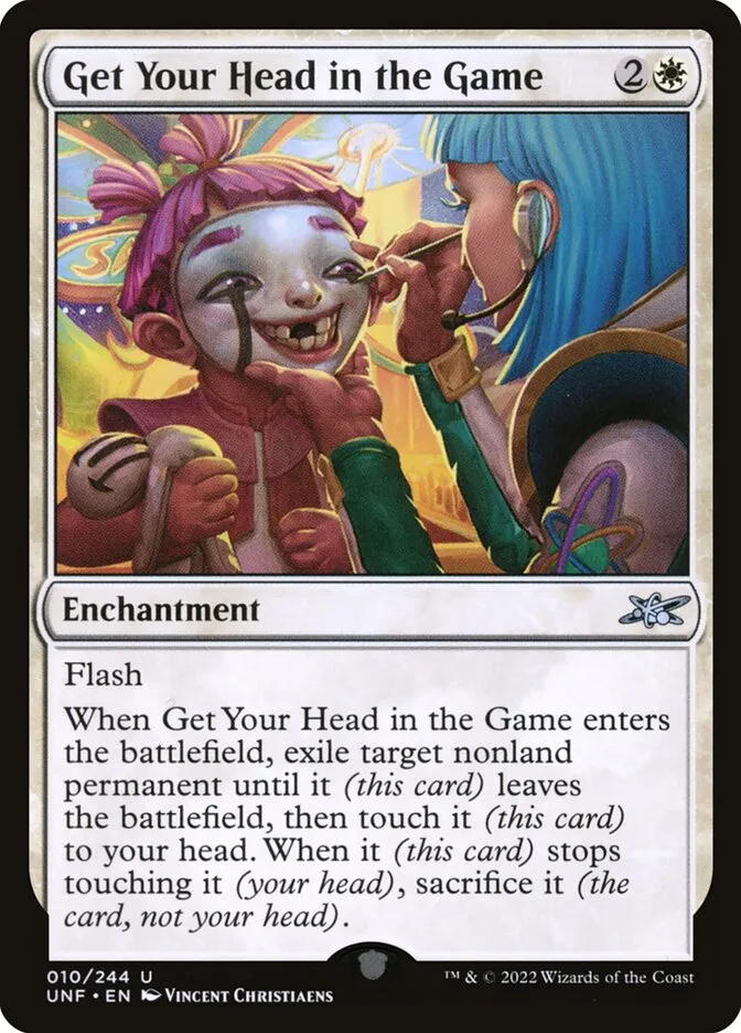 2022 Unfinity Get Your Head in the Game uncommon #10 uncommon card image