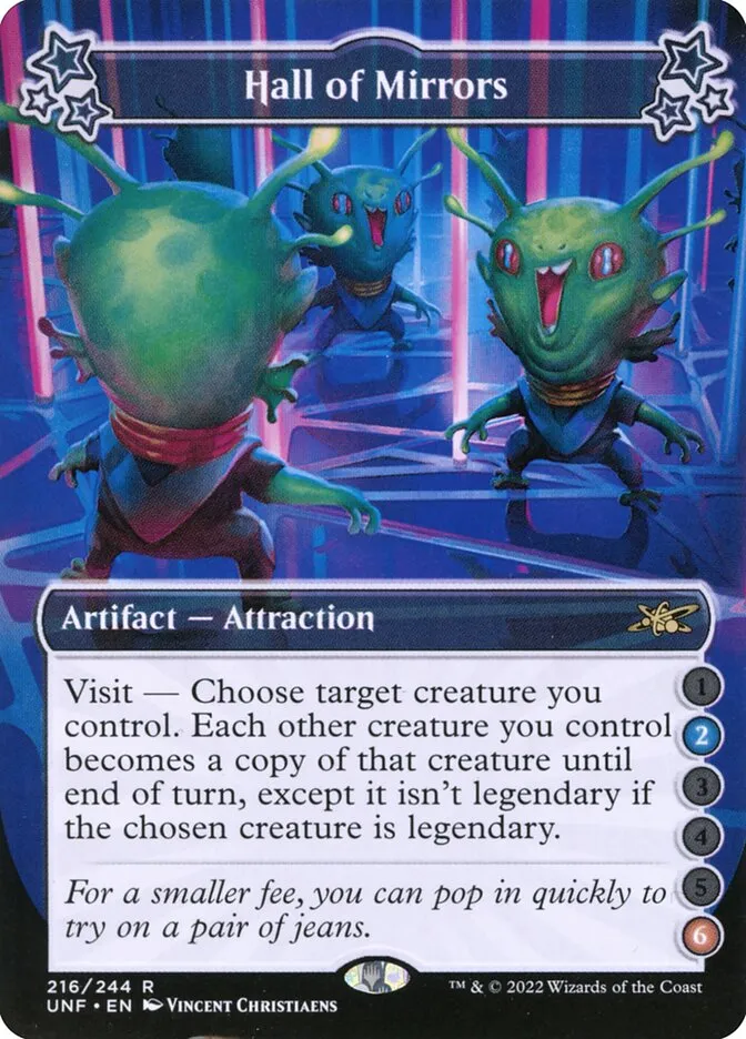 2022 Unfinity Hall of Mirrors #216a rare card image