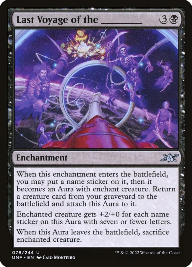 2022 Unfinity Last Voyage of the _____ #78 uncommon card image