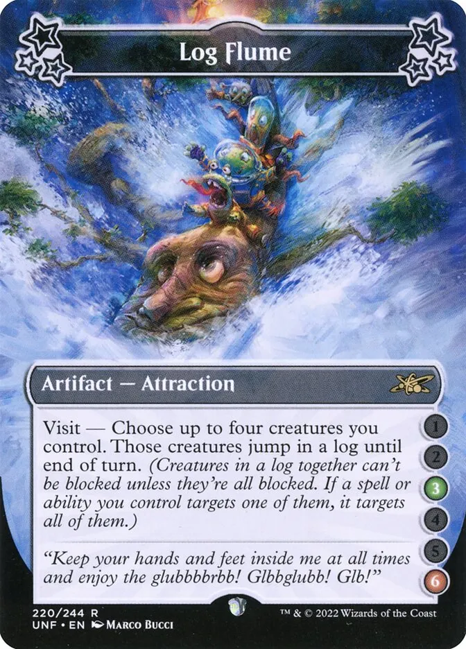 2022 Unfinity Log Flume rare #220a rare card image