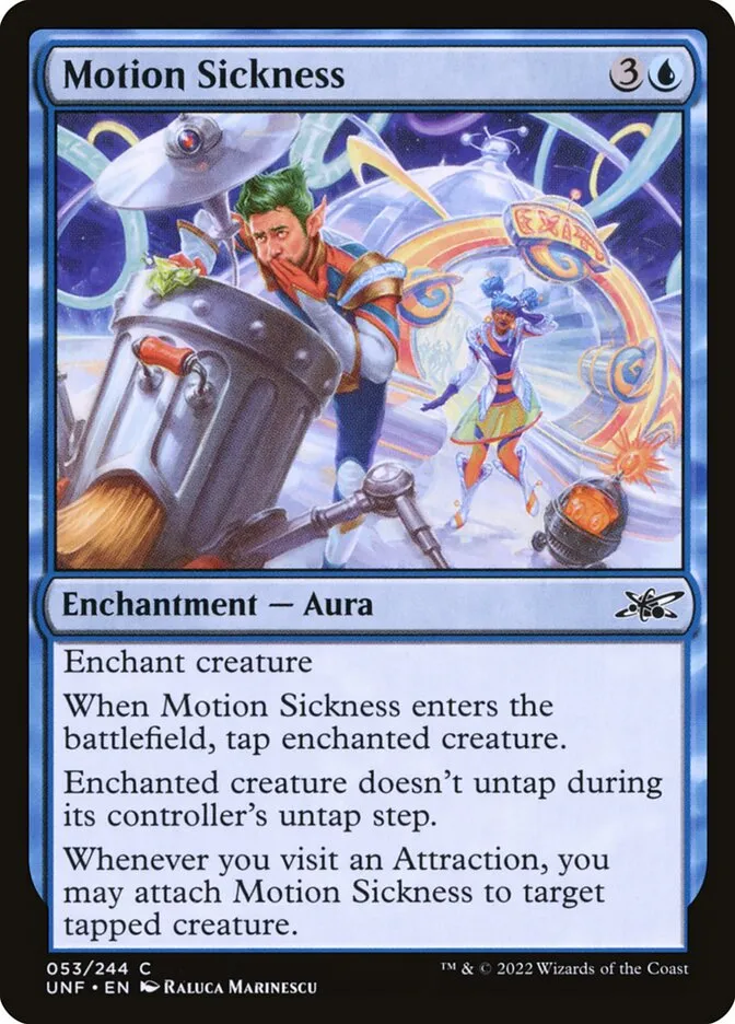 2022 Unfinity Motion Sickness common #53 common card image