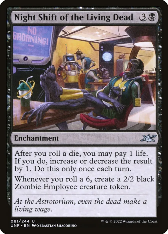 2022 Unfinity Night Shift of the Living Dead #81 uncommon card image