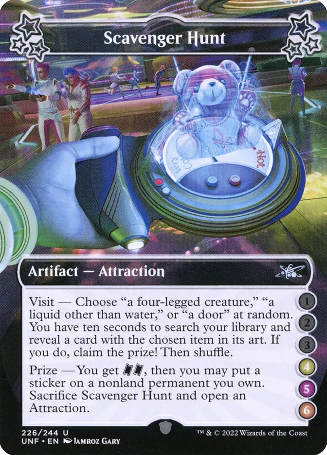 2022 Unfinity Scavenger Hunt uncommon #226e uncommon card image