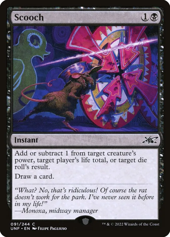 2022 Unfinity Scooch common #91 common card image