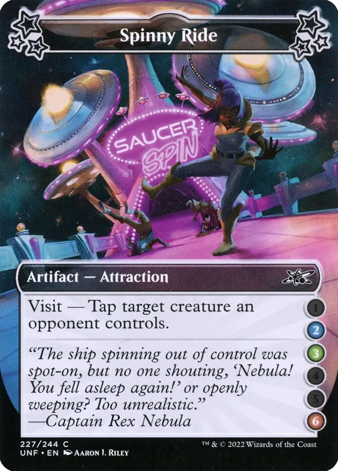 2022 Unfinity Spinny Ride common #227a common card image