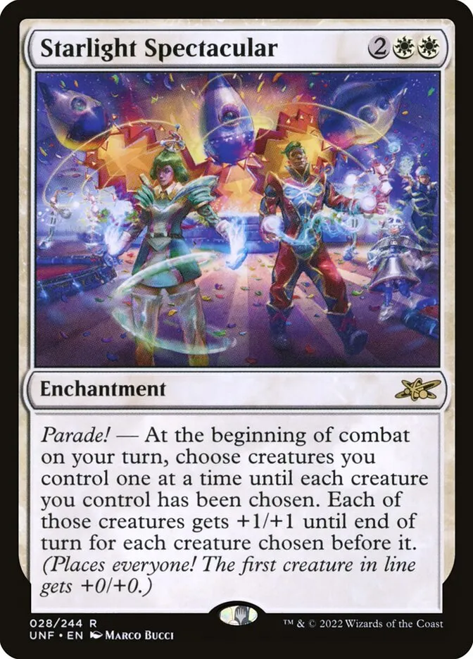 2022 Unfinity Starlight Spectacular rare #28 rare card image
