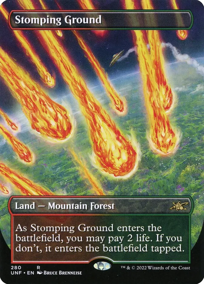 2022 Unfinity Stomping Ground rare #280 rare card image