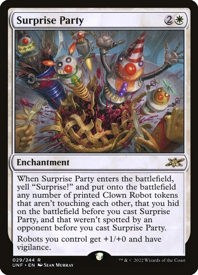 2022 Unfinity Surprise Party #29 rare card image