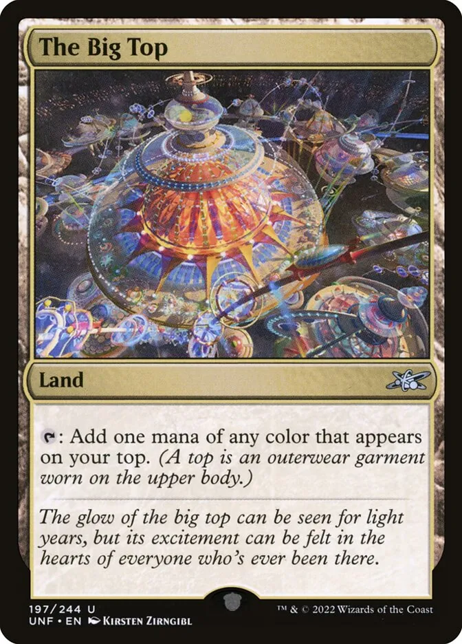 2022 Unfinity The Big Top uncommon #197 uncommon card image