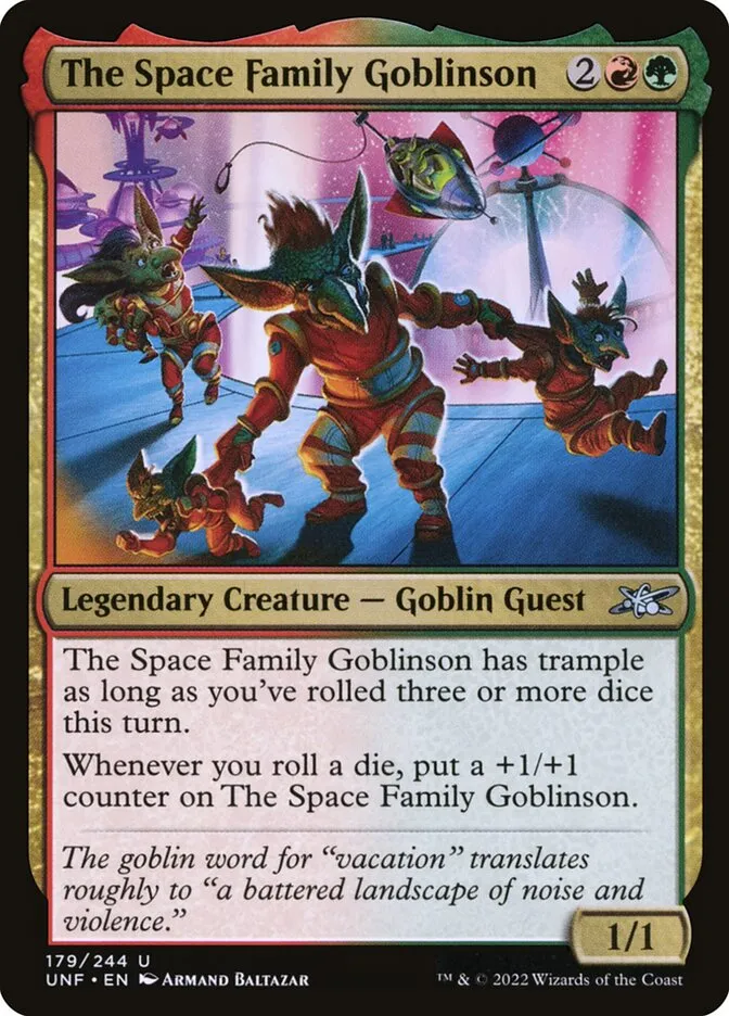 2022 Unfinity The Space Family Goblinson #179 uncommon card image