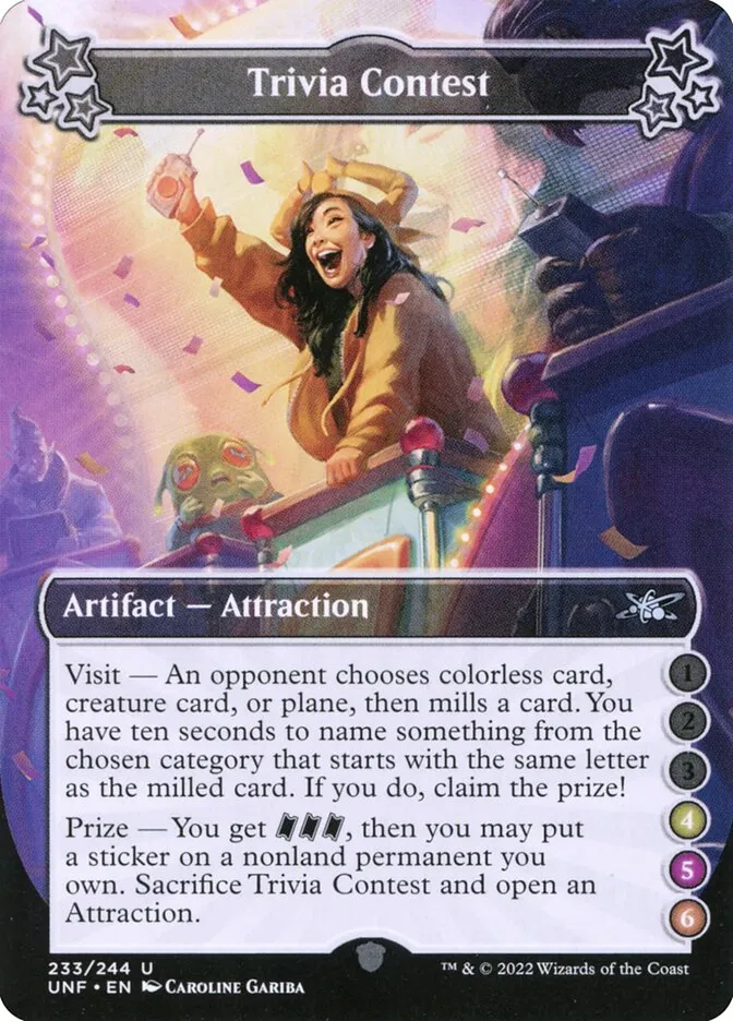 2022 Unfinity Trivia Contest uncommon #233b uncommon card image