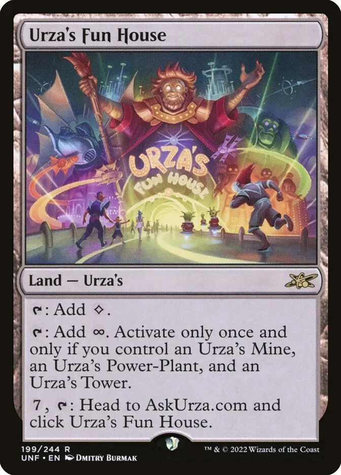 2022 Unfinity Urza's Fun House #199 rare card image