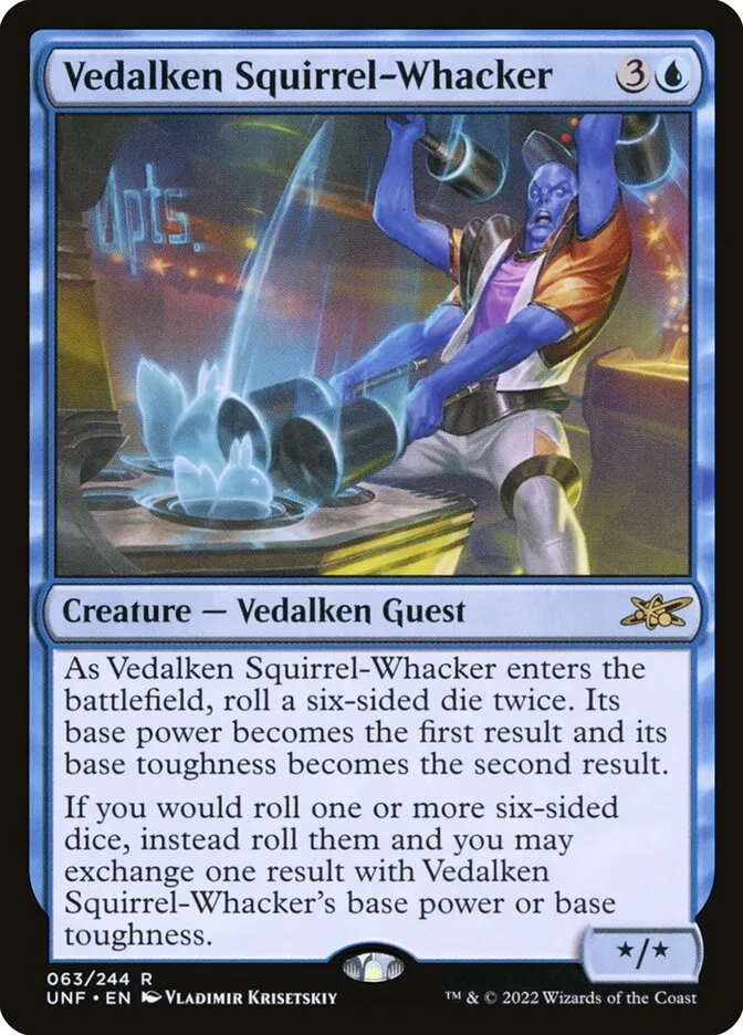 2022 Unfinity Vedalken Squirrel-Whacker rare #63 rare card image
