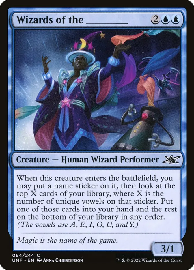 2022 Unfinity Wizards of the _____ #64 common card image