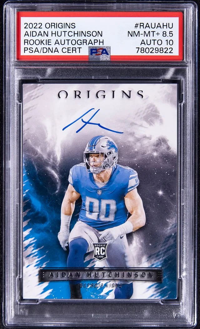 2022 Origins Aidan Hitchinson Autograph #RAUAHU card image