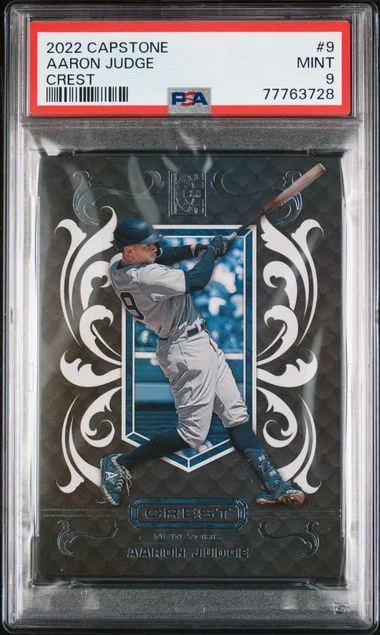 2022 Panini Aaron Judge Capstone Crest #9 card image