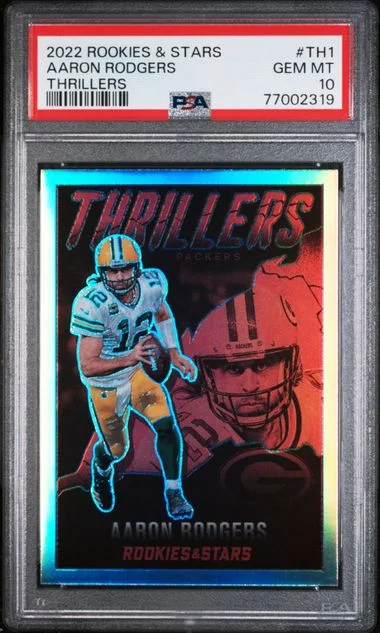 2022 Panini Aaron Rodgers Rookies & Stars Thrillers #TH1 card image