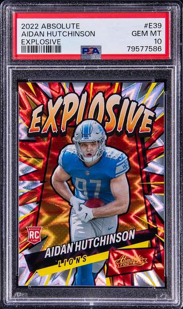 2022 Panini Absolute Aidan Hutchinson Explosive #E39 card image