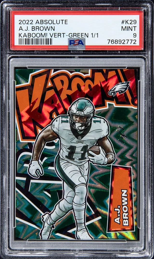 2022 Panini Absolute A.J. Brown Kaboom! #K29 card image