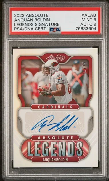 2022 Panini Absolute Anquan Boldin Legends Signatures #ALAB card image