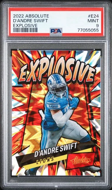 2022 Panini Absolute D'Andre Swift Explosive #E24 card image