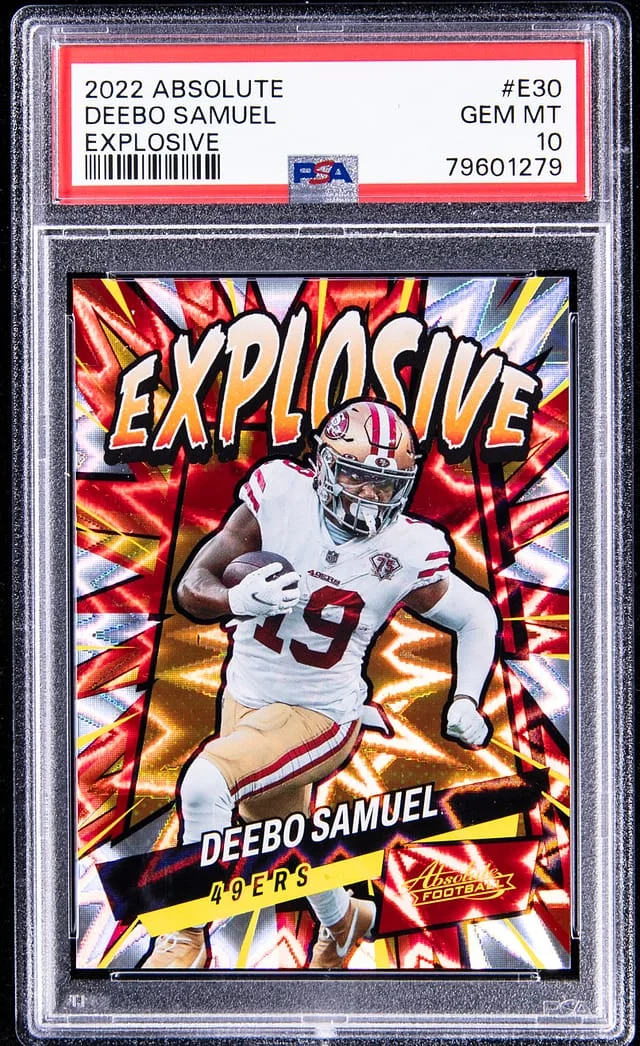 2022 Panini Absolute Deebo Samuel Explosive #E30 card image